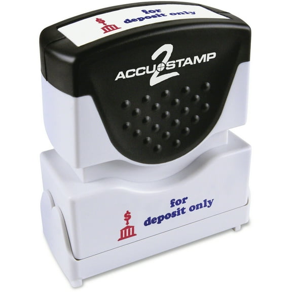 Consolidated Stamp, COS035523, Pre-inked For Deposit Only Message Stamp, 1 Each