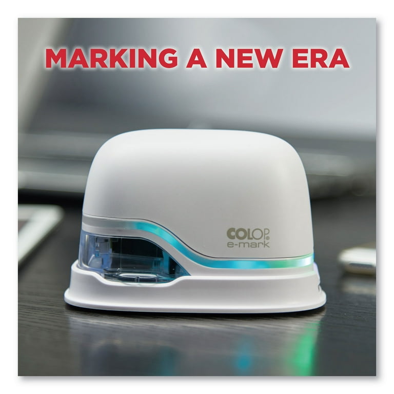 Digital Marking Device, Customizable Size and Message with Images, White Digital Marking Device, Customizable Size and Message with Images, White