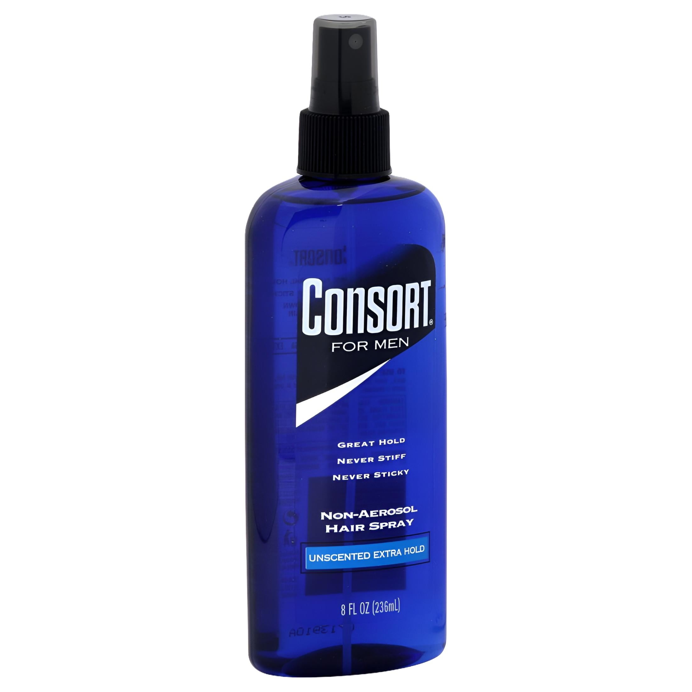 Consort For Men Non-aerosol Hair Spray, Unscented Extra Hold, Regular 