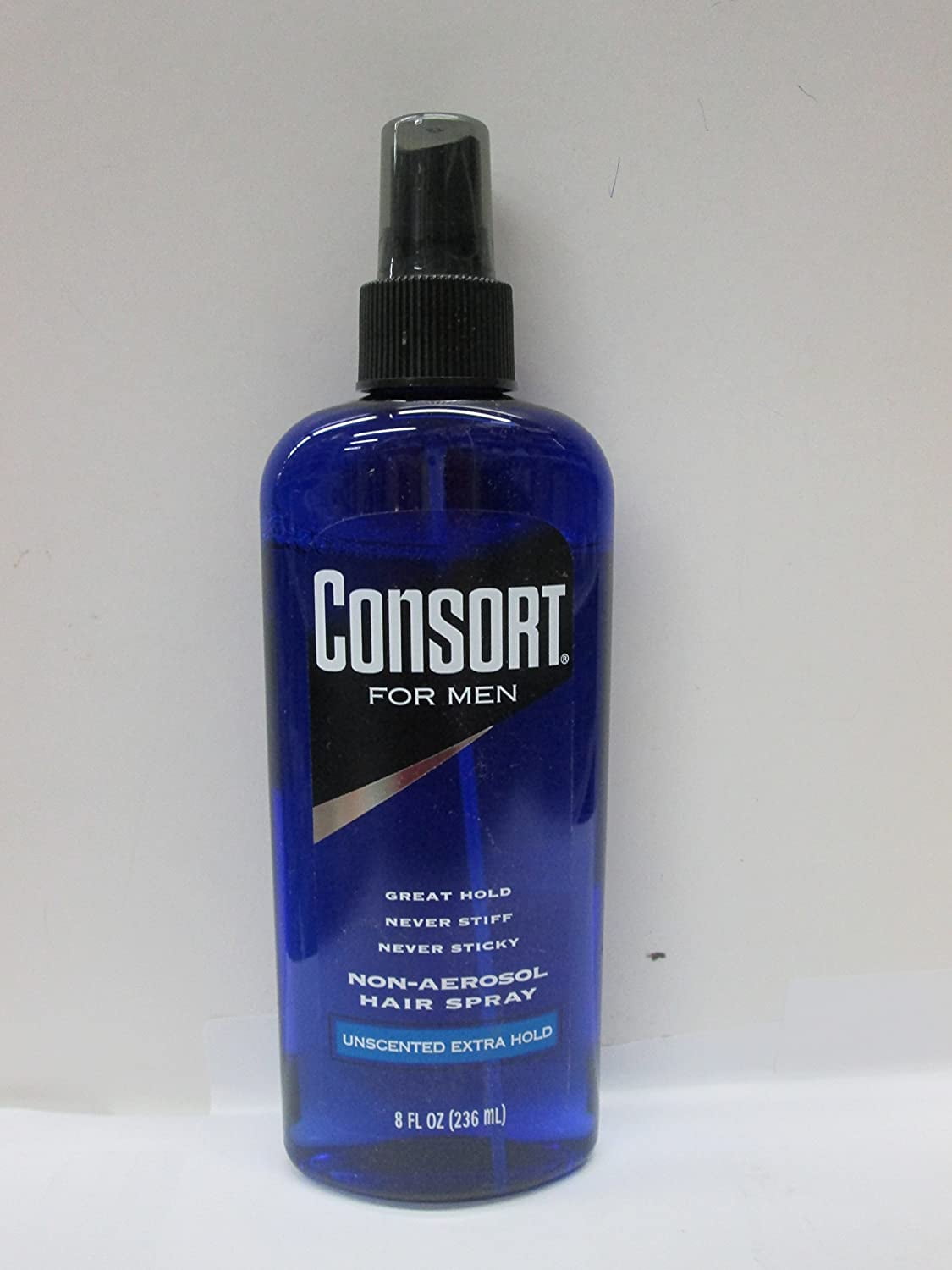 Consort for Men Unscented Extra Hold Nonaerosol Hair Spray 8 Oz( pack