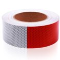 thumbnail image 2 of 1 Roll 2"x50' Conspicuity Tape DOT-C2 Approved Red/White Reflective For Trailers 2 of 5