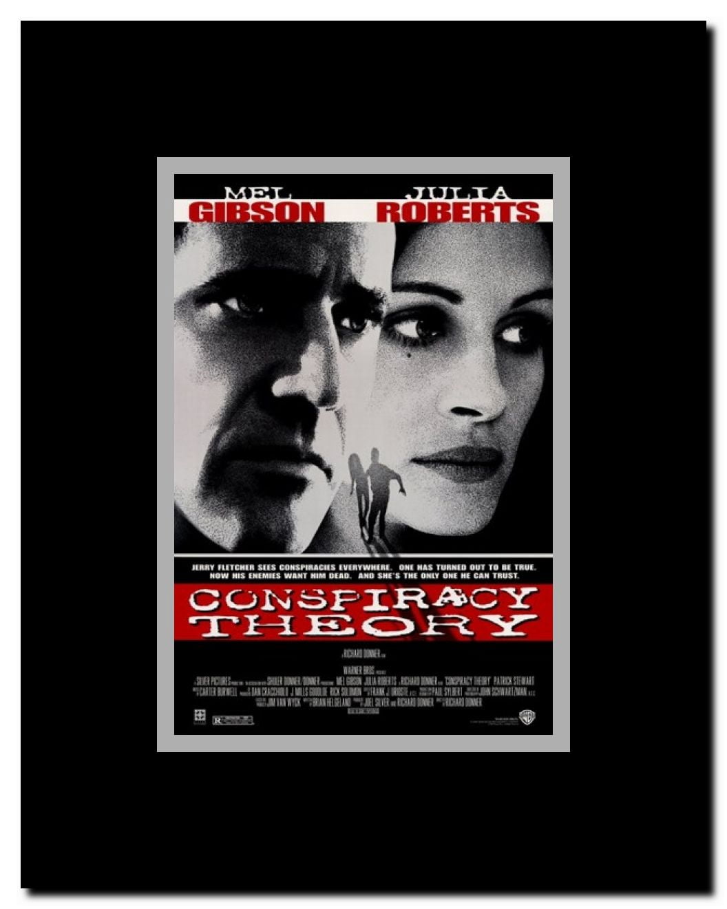 Conspiracy Theory Framed Movie Poster