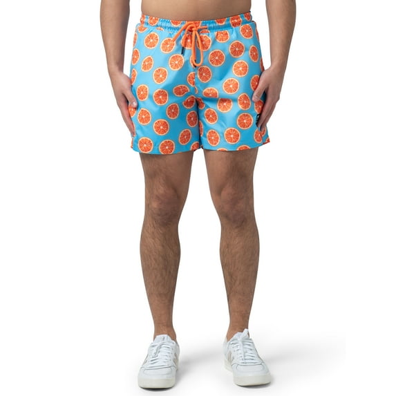 Conspiracy by WeSC Print Swim Trunks, 5” Inseam, Sizes S-2XL