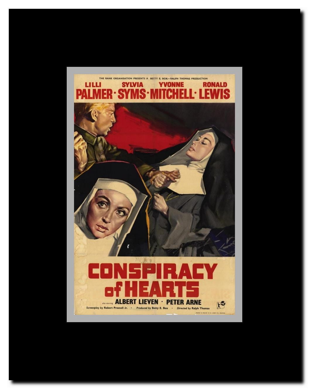 Conspiracy of Hearts Framed Movie Poster