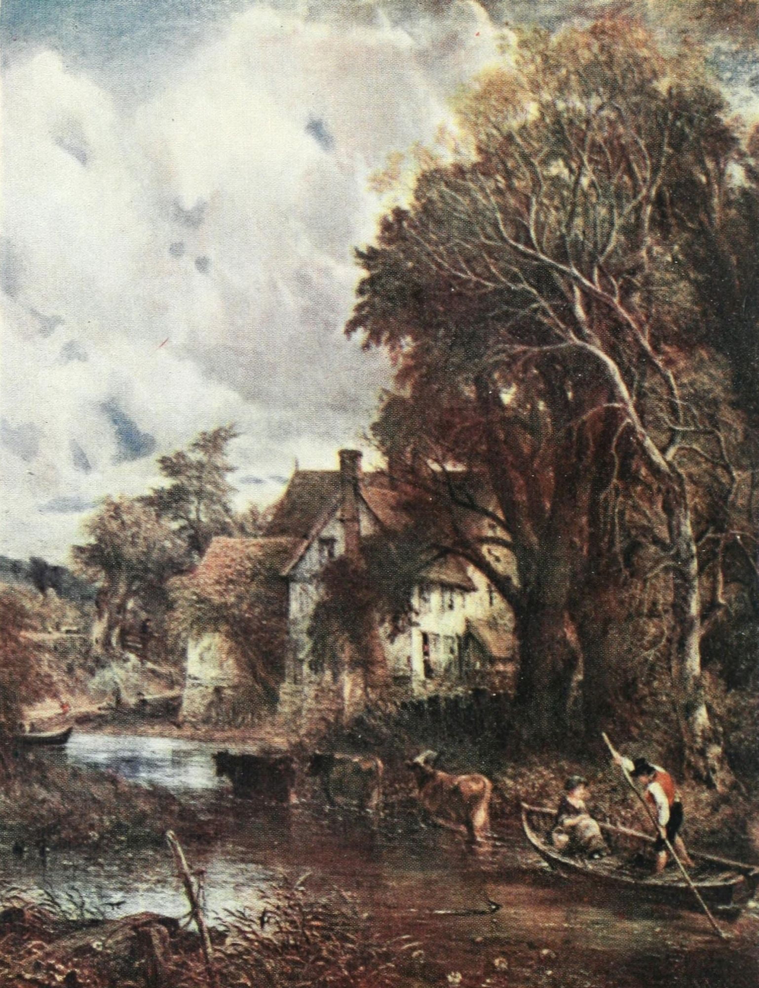 Constable 1909 The Valley Farm Canvas Art - John Constable (24 x 36)