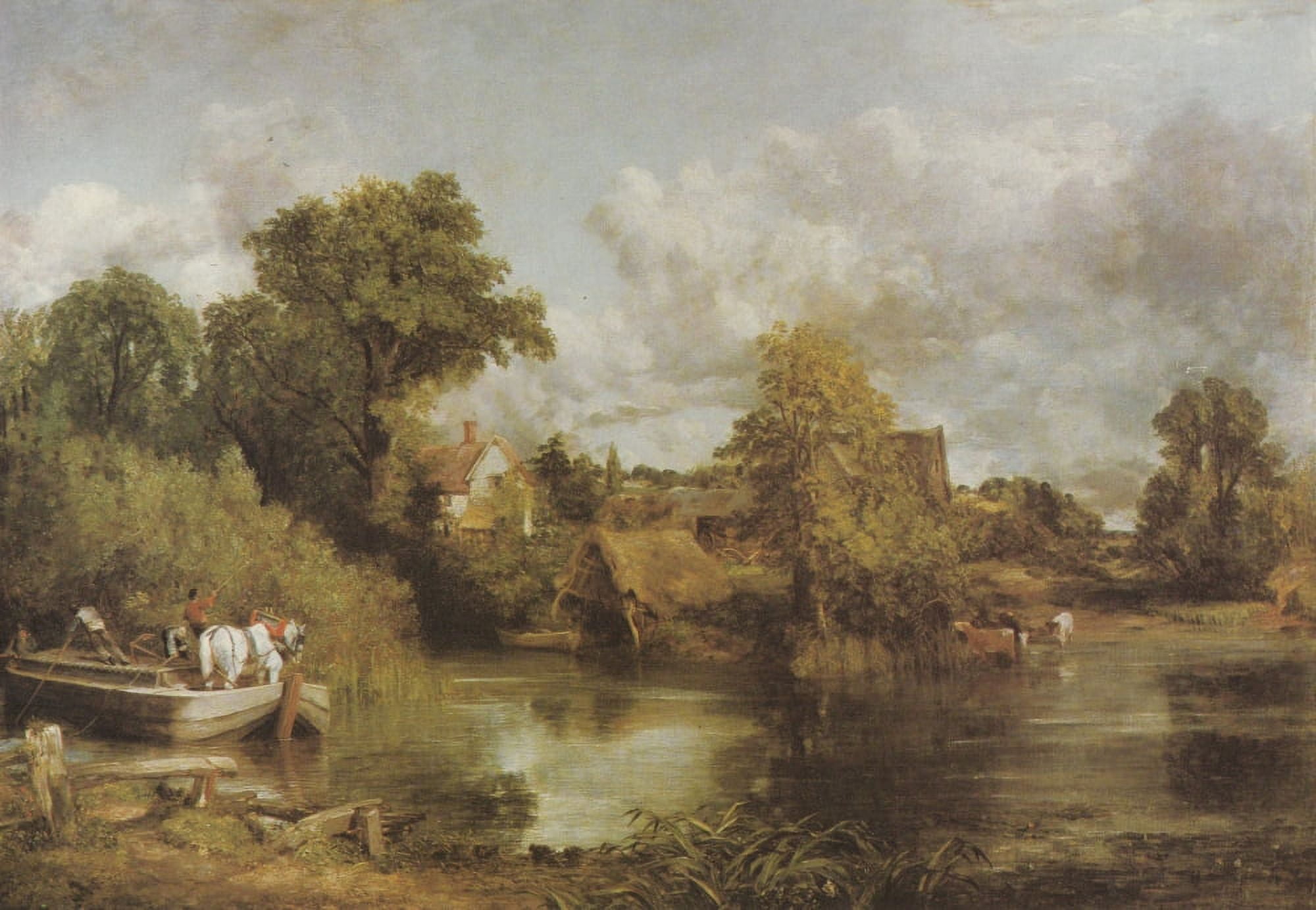 Constable 1909 The White Horse 1819 Canvas Art - John Constable (24 x 36)