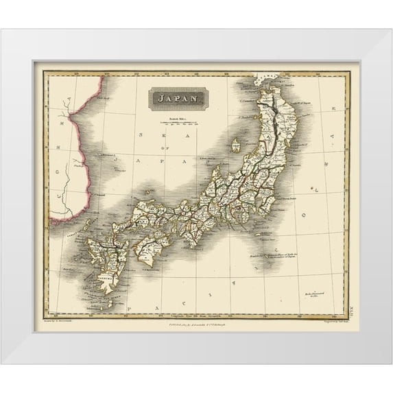 Constable 23x20 White Modern Wood Framed Museum Art Print Titled - Japan - Constable 1817