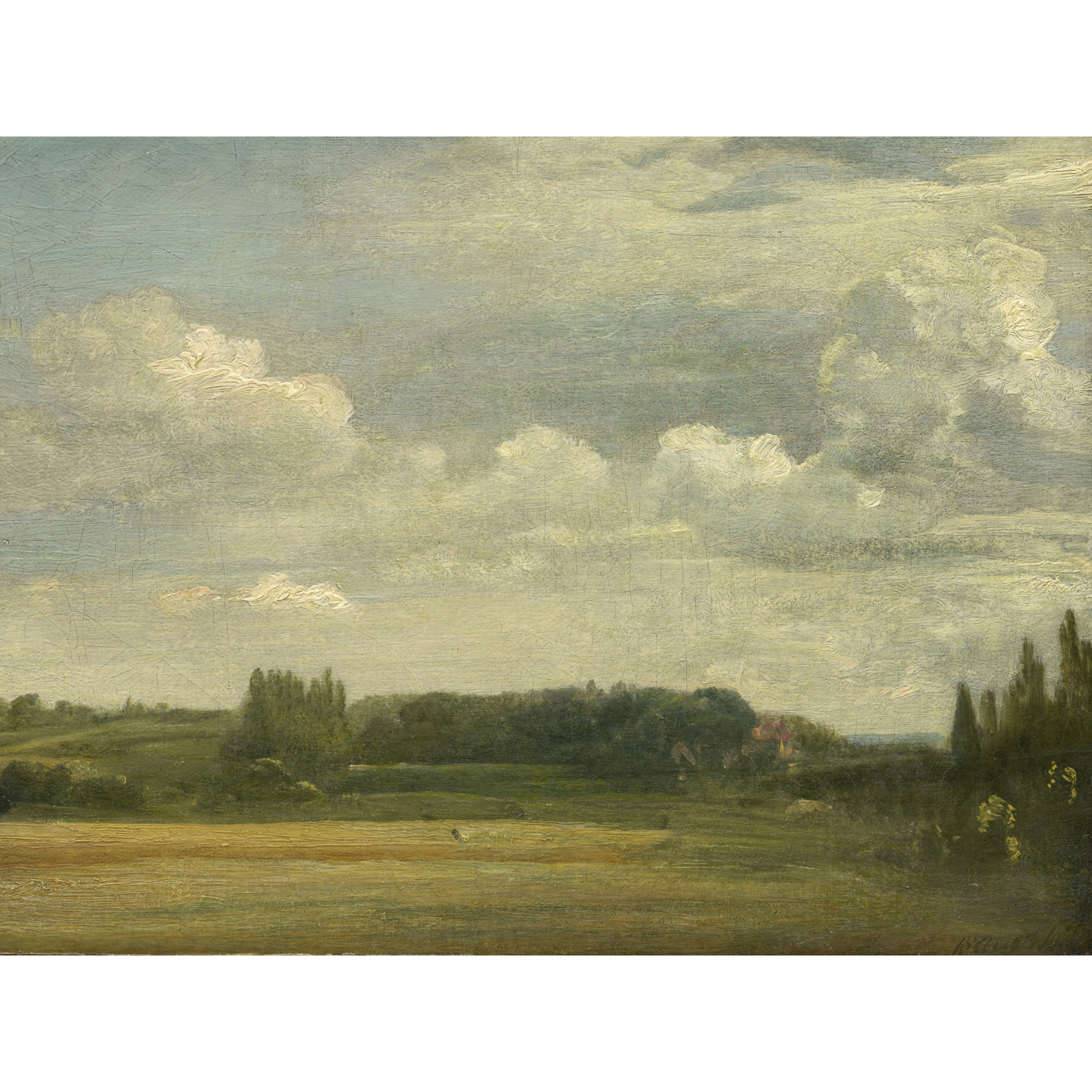 Common View Constable East Bergholt Common View Toward Rectory Painting Extra Large ...
