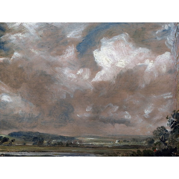 Constable Harnham Ridge Salisbury C1829 Painting Extra Large XL Wall Art Poster Print