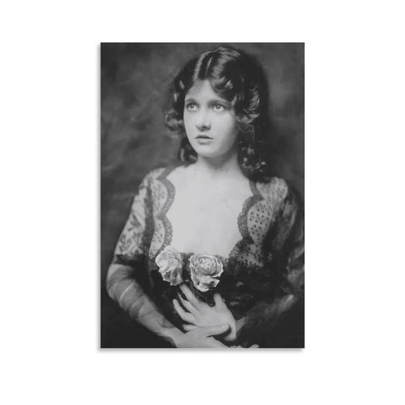 Constance Binney American Stage,Film Actress Print Poster (2) Canvas Art Poster and Wall Art Picture Print Modern Family bedroom Decor Posters 12x18inch(30x45cm)