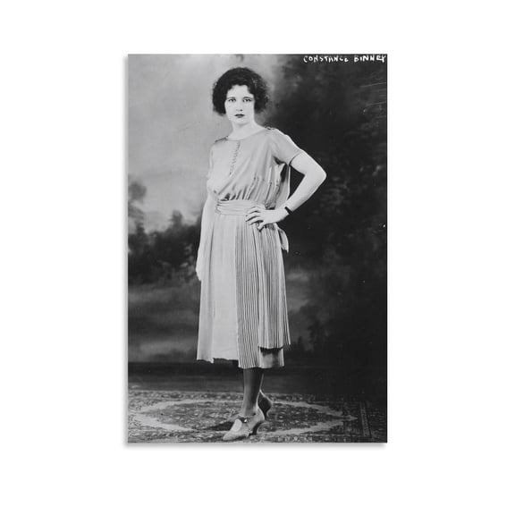 Constance Binney American Stage,Film Actress Print Poster (4) Canvas Poster Wall Art Picture Prints Hanging Photo Gift Decor Home Posters Artworks 20x30inch(50x75cm)