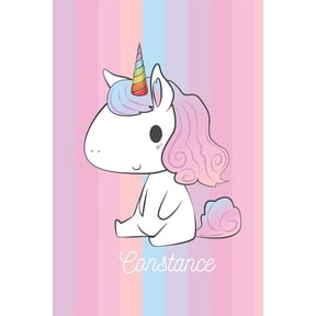 Constance: Calepin - Cadeau D'anniversaire Personnel De Licorne Pour Les Enfants Et Les colires, (Paperback)