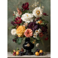 thumbnail image 1 of Constance Floral Canvas Wall Art, Elegant Flower Print, Living Room Bedroom Bathroom Home Decor, 1 of 8