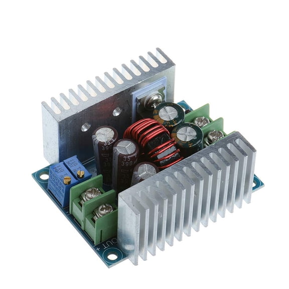 Constant Current CC CV Buck Converter Module DC 6-40V to 1.2-36V 20A 300W Adjustable Step Down Voltage Regulator Power Supply Module with Short Circuit Protection Function