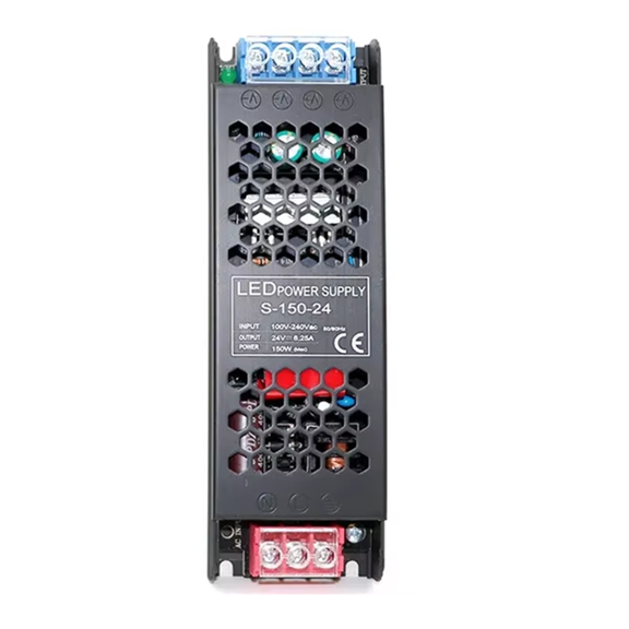 Constant Voltage Power Supply 150W Thin Driver for LED Strips DC 24V Lighting Transformer Ultra Thin Driver