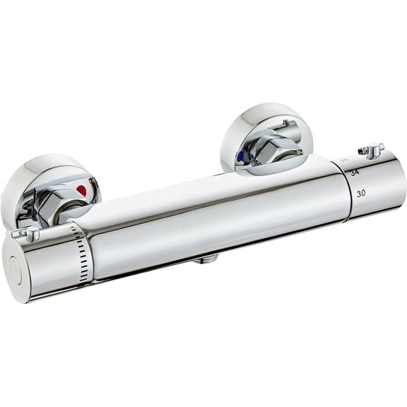 Constant Water Temperature Thermostatic Shower Valve, Easy Installation On-Wall Mount For Your Bathroom Makeover