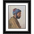 thumbnail image 1 of Constantin Artachino 2x Matted 20x24 Black Ornate Framed Art Print 'Almond Bargainer', 1 of 2