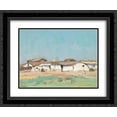 thumbnail image 1 of Constantin Artachino 2x Matted 24x20 Black Ornate Framed Art Print 'Dobrujan Landscape', 1 of 2