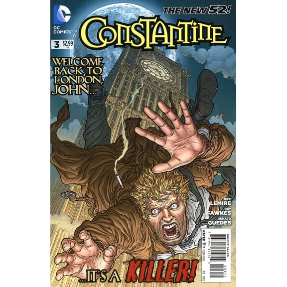 Constantine #3 VF ; DC Comic Book