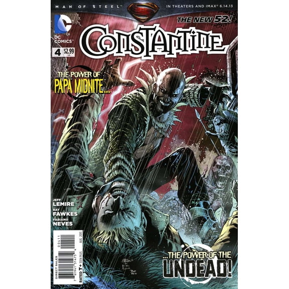 Constantine #4 VF ; DC Comic Book