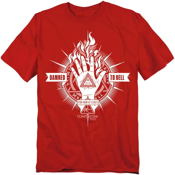 Constantine T-Shirt Damed To Hell Unisex Graphic Tee For Men & Women