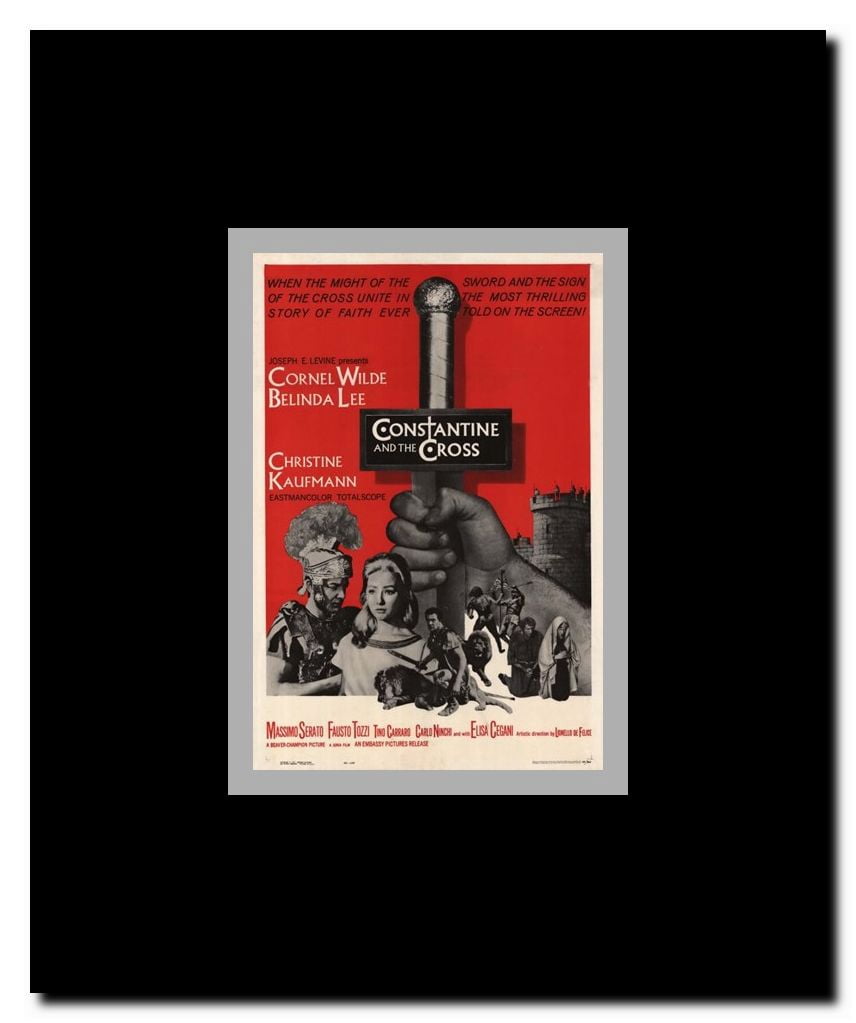 Constantine and the Cross Framed Movie Poster