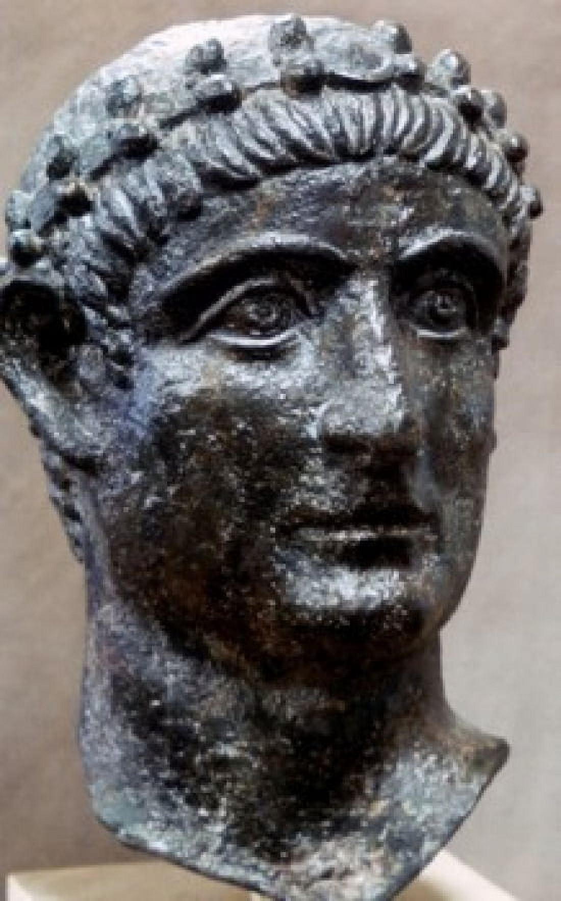 Constantine the Great Roman Art Sculpture Canvas Art - (18 x 24)