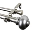 thumbnail image 1 of Constantino Double Curtain Rod 1" OD 48-84 inch - Satin Nickel, 1 of 3