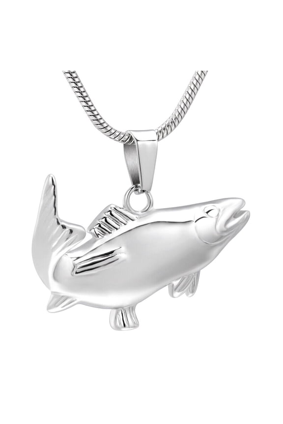 Fish Urn Cremation Keyring for Ashes Urn Keychain for Human Ashes Fishing Locket Ashes Holder Keepsake Cremation Memorial Pendant Jewelry