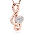 thumbnail image 1 of Constantlife Music Note Cremation Pendant Small Urns for Ashes Necklace Musical Urn Jewelry, 1 of 6