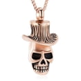 thumbnail image 1 of Constantlife Skull Urn Necklace Cremation Urn Pendant Memorial Jewelry Urn Neckless Lockets for Human Ashes Holder Necklace, 1 of 5