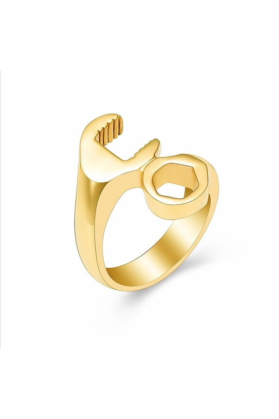 Stainless Steel Wrench Cremation Jewellery Urns For Ashes Keepsake Urn Ring for Memorial Human Pet