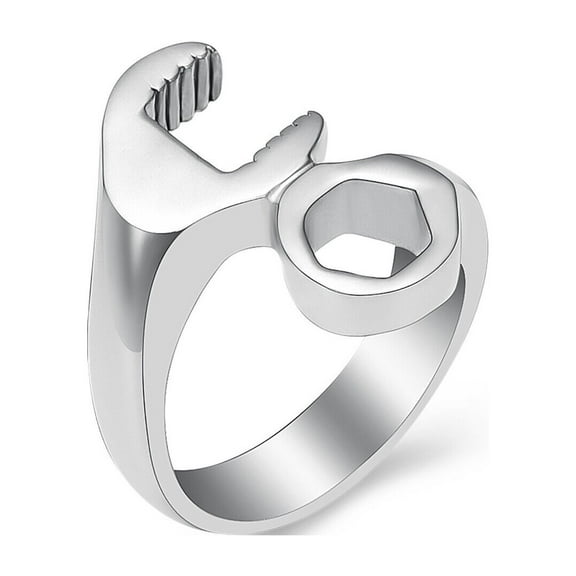 Constantlife Stainless Steel Wrench Cremation Jewellery Urns For Ashes Keepsake Urn Ring for Memorial Human Pet