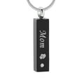 thumbnail image 1 of Constantlife Vertical Bar Mom Urn Necklace Simple Urn Pendant Commemorative Ashes Souvenir Men Women's Necklace Cremation Jewelry, 1 of 4