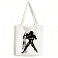 thumbnail image 1 of Constellation Aquarius Zodiac Sign Tote Canvas Bag Shopping Satchel Casual Handbag, 1 of 3