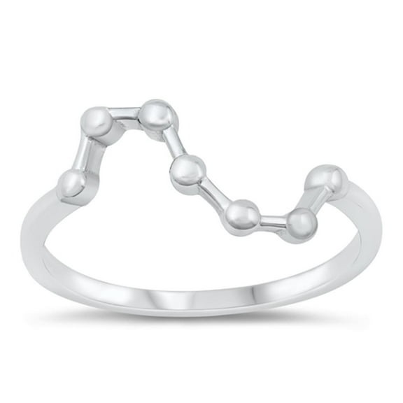 Constellation Big Dipper Ring .925 Sterling Silver Band Jewelry Female Male Unisex Size 6
