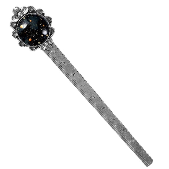 Constellation Bookmarks: Vintage Silver Lace-Edged Bookmark - a Gift for Readers and Book Lovers