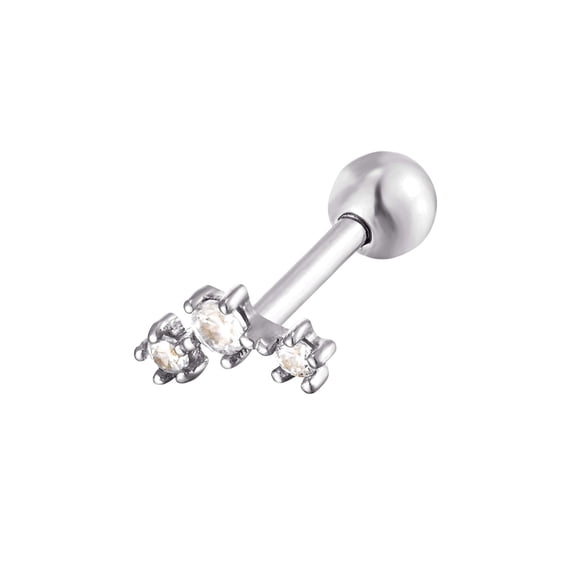 SEOL + GOLD Constellation CZ Stud Sterling silver 925 star earring labret