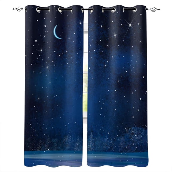 Constellation Curtains Outer Space Star Nebula Astral Cluster Astronomy Theme Galaxy Mystery Living Room Bedro