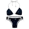 thumbnail image 1 of Constellation Detachable Sponge Adjustable Strap Bikini Set Two-Pack Beachwear Scene Swimsuit, 1 of 6