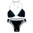 thumbnail image 1 of Constellation Detachable Sponge Adjustable Strap Bikini Set Two-Pack Swimsuit Women Bikini Sets, 1 of 6