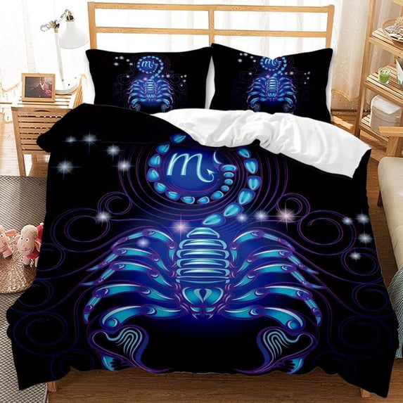 Constellation Duvet Cover Set,Bedding Set for Kids and Adult, Home Decor,Twin Size