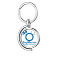 thumbnail image 1 of Constellation Fate Birthday Celebration Sagittarius Rotating Keychain Metal Keyring Holder, 1 of 2