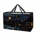thumbnail image 1 of Constellation Foldable Reusable Large Capacity Oxford Cloth Cube Organizer Shopping Bag Basket Organizer, 1 of 7