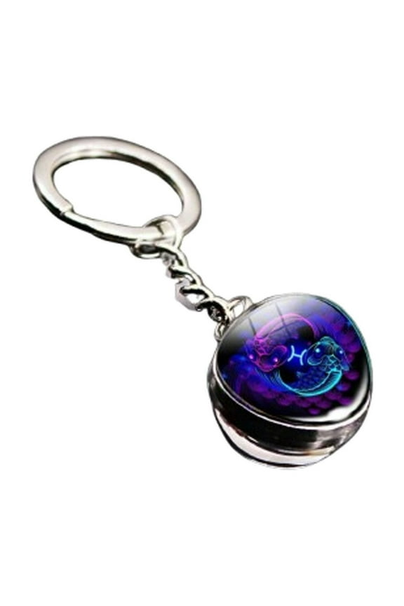 Constellation Keychain Time Gemstone Keychain Pendant