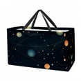thumbnail image 1 of Constellation Large Foldable Oxford Cloth Storage Bin Shopping Basket Shopping Bag Grocery Bags, 1 of 7