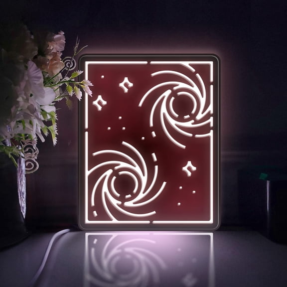 Constellation Led Light Box, Dimmable Neon-Like Light Signs USB Power for Wall Decor Bedroom Decoration, Static Light (WxH) 11"x14"