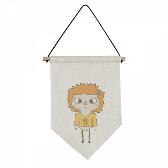 Constellation Luck Tendency Leo Sun UU Canvas Flag Hanging Wall Art Decor Banner