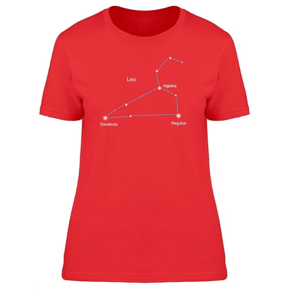 Constellation Of Leo T-Shirt Women -Image by Shutterstock, Female x-Large