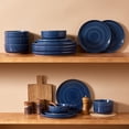 thumbnail image 1 of Famiware Constellation 12-Piece Stoneware Dinnerware Set, Abysses Blue, 1 of 4
